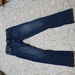 Mens Jeans Cotton spandex 32x32 FREE PLANET Slim Straight leg zipper fly B23